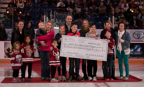 Presenting the Guelph Storm Adopt a School Donation