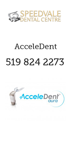 AcceleDent Aura at Speedvale Dental Centre Banner