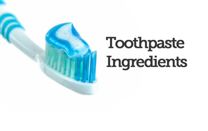 toothpaste ingredients